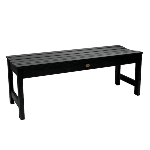 Highwood Usa 4ft Lehigh Picnic Bench Outdoor Furniture for Patio, Backyard, Garden AD-BENN2-BKE - main